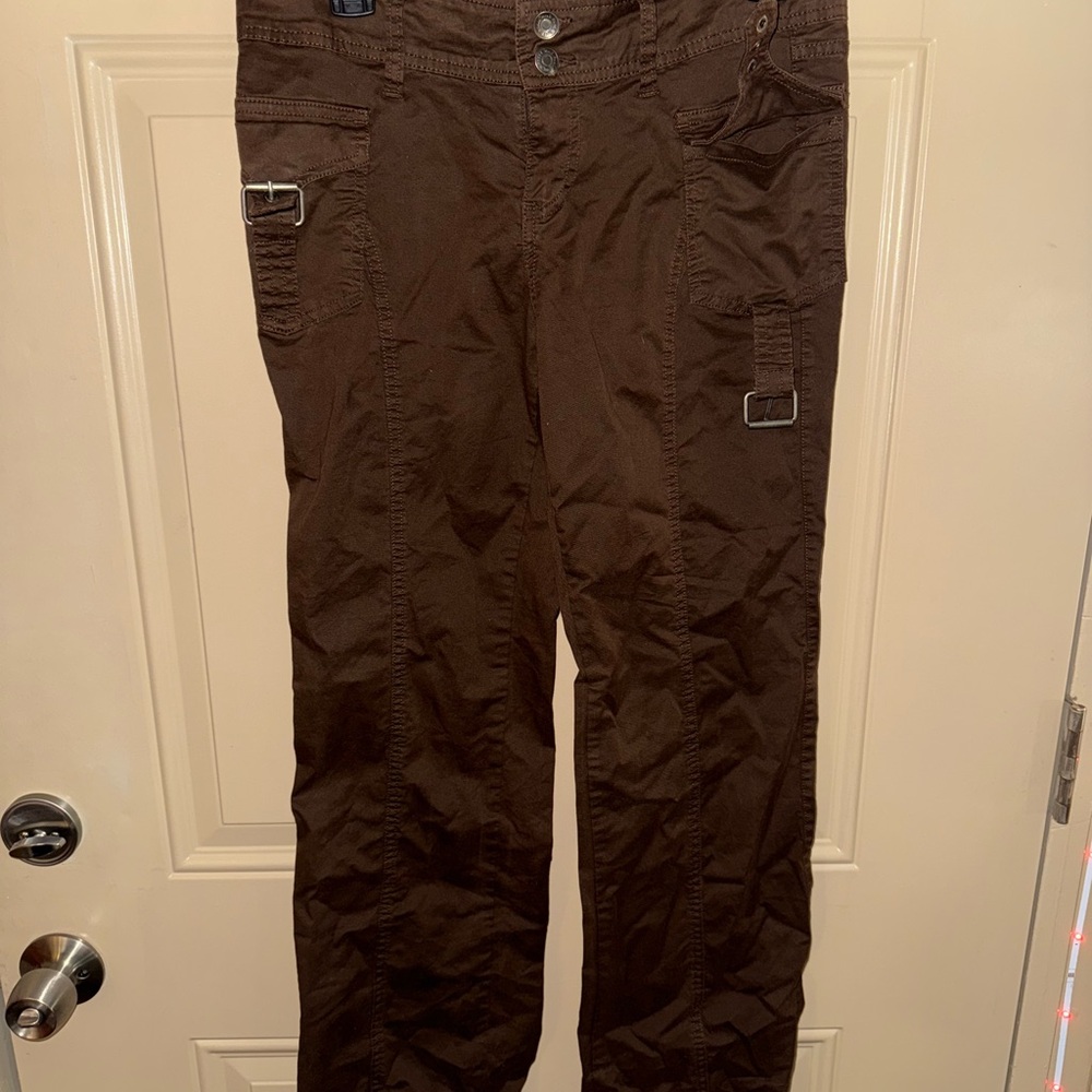 Women's Brown Cargo Pants